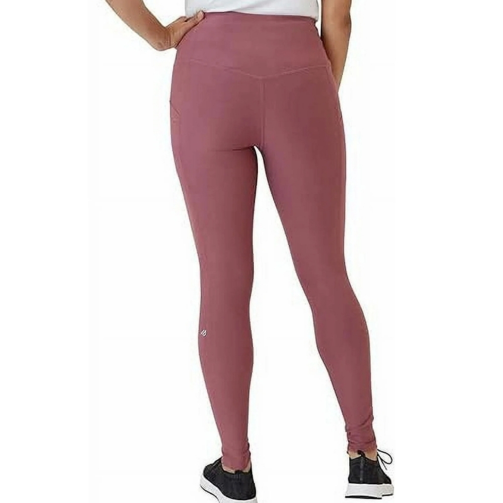 Eddie Bauer Rose Pink High Rise Trail Tight Leggings w/ Zipper Pockets Small - Picture 3 of 15